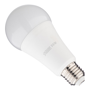 Лампа светодиодная Gauss E27 4100К 25 Вт 2100 Лм 180-240 В груша A67/A70 матовая