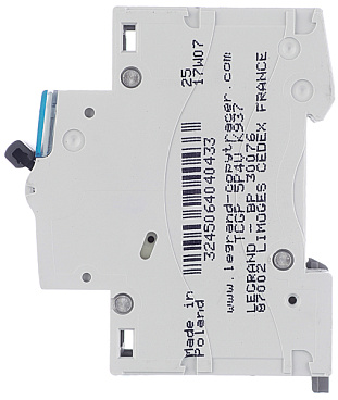 Автоматический выключатель модульный Legrand TX3 2P 20А тип C 6 кА 230/400 В (404043)