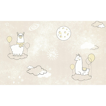 Обои компакт-винил на флизелиновой основе Wall Decor Альпака 75340-22 (1,06х10,05 м)
