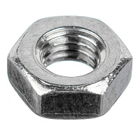 Гайка крепежная нержавеющая сталь М3 DIN 934 (20 шт.)