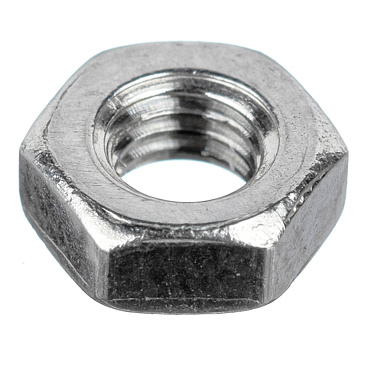 Гайка крепежная нержавеющая сталь М3 DIN 934 (20 шт.)