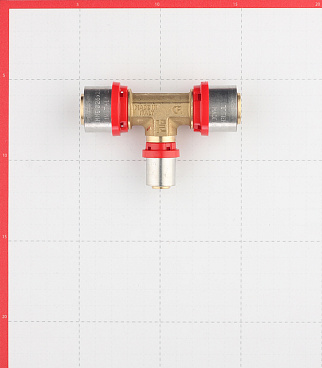 Тройник Tiemme 26(пресс) х 16(пресс) х 26(пресс)