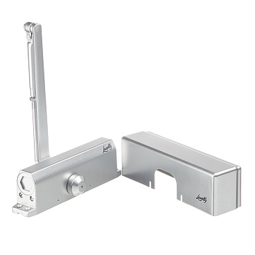 Доводчик дверной Lavelly (80-120 кг) серебро