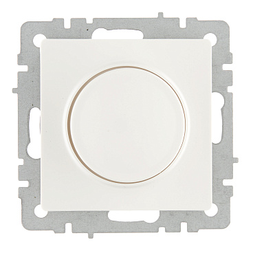 Диммер IEK Brite СС10-1-0-БрБ встраиваемый белый поворотно-нажимной (BR-D20-0600-K01)