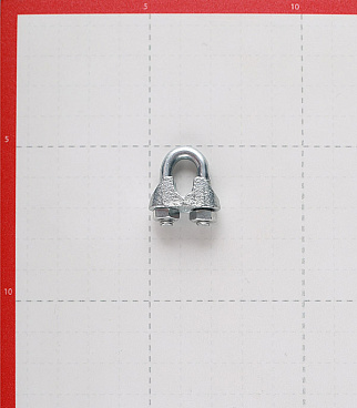 Зажим троса u-образный d6 мм DIN 741 (2 шт.)