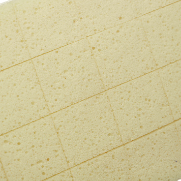 Терка пластиковая Wenzo 280х140 мм с надрезанной губкой