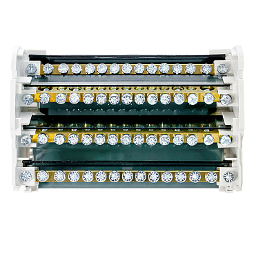 Шина нулевая EKF PROxima 4х15 отверстий в корпусе (sn0-4х15)