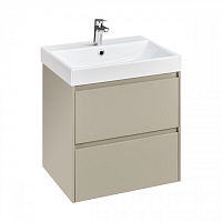 Тумба под раковину Roca Ona 60 см подвесная бежево-серая матовая (A857613510)