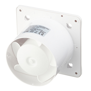 Вентилятор осевой Awenta KW100H без панели с датчиком влажности и таймером d100 мм белый