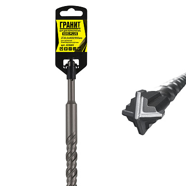 Бур SDS-plus Гранит Quadro-X 20х550х600 мм (420600)