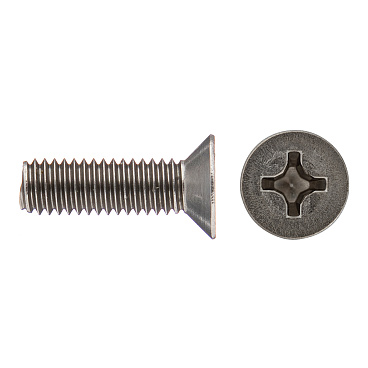 Винт нержавеющая сталь M6x20 мм DIN 965 потайная головка (6 шт.)