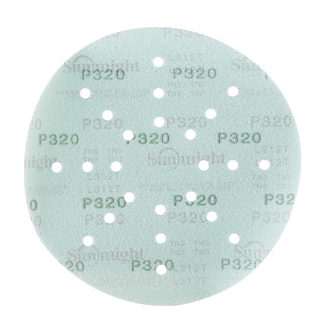 Диск шлифовальный Sunmight Film L312T d225 мм P320 на липучку пленочная основа (5 шт.) (53514R)