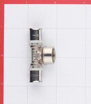 Тройник VALTEC (VTm.232.N.200520) 20(пресс) х 3/4 ВР(г) х 20(пресс)