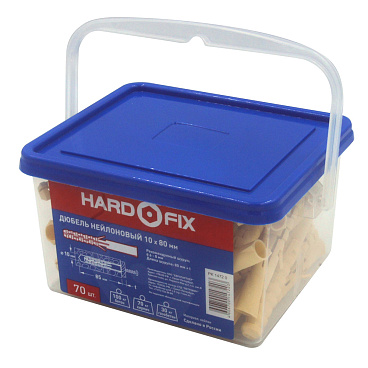 Дюбель распорный Hard-Fix 10x80 мм нейлон (70 шт.)