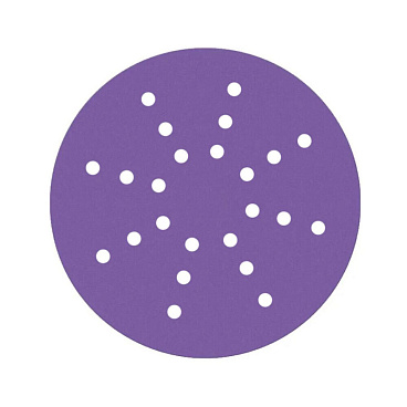 Диск шлифовальный КМ Purple d225 мм P180 на липучку бумажная основа (5 шт.)