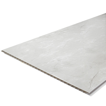 Панель ПВХ 375х2600х8 мм Venta офсет серая 0,975 кв.м