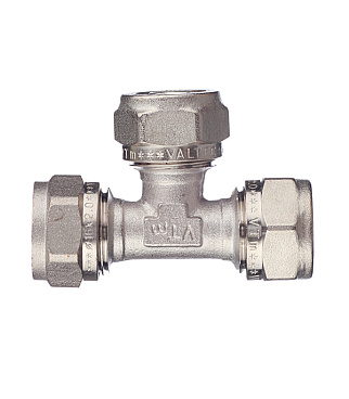 Тройник VALTEC (VTm.331.N.161616) 16 обж(ц) х 16 обж(ц) х 16 обж(ц)