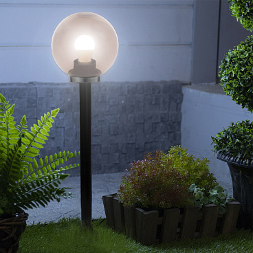 Светильник садово-парковый Svet Анелма черный 260 мм E27 60 Вт IP44 (1200-00190)