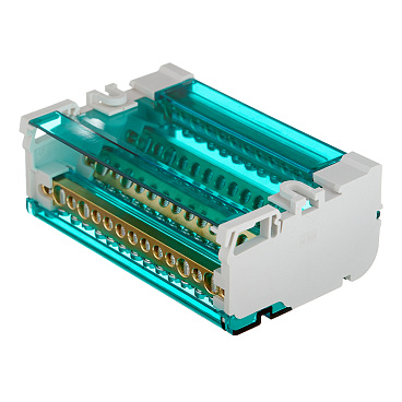 Шина нулевая Dekraft ШН 103 4х15 отверстий в корпусе (32019DEK)