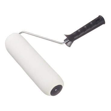 Валик поролон 240 мм d45 мм для водной основы с ручкой Hesler Drezden