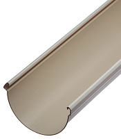 Желоб водосточный Docke Lux пластиковый d140 мм 3 м пломбир RAL 9003