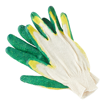 Перчатки х/б с двойным латексным обливом XL