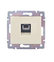 Розетка телефонная Legrand Valena встраиваемая слоновая кость RJ11 (695622)