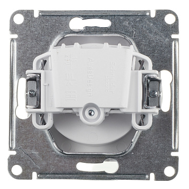 Розетка Systeme Electric AtlasDesign встраиваемая белая (ATN000141)