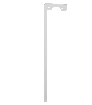 Экран декоративный металлический Evecs ДМЭР 610х590 мм белый 6-ти секционный