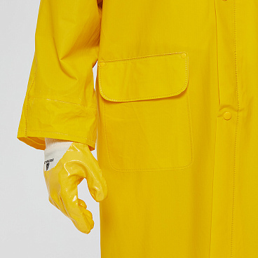 Плащ влагозащитный унисекс полиэстер Delta Plus 56-58 (XL) рост 180-188 см зеленый/желтый (MA305VEXG2/MA305JAXG2)