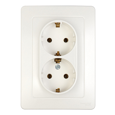 Розетка Systeme Electric Blanca встраиваемая белая (BLNRS001021)