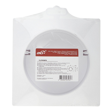 Соединитель для круглых воздуховодов Era с накладной пластиной с обратным клапаном пластиковый d125 мм