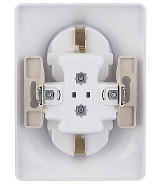 Розетка Systeme Electric Glossa встраиваемая белая (GSL000124)