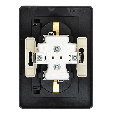 Розетка Systeme Electric Blanca встраиваемая антрацит со шторками (BLNRS441126)