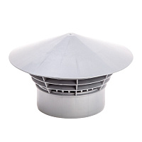 Грибок (дефлектор) Lammin d110 мм пластиковый для внутренней канализации (Lm35001000110)