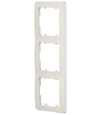 Рамка Hegel Master трехместная белая (Р403)