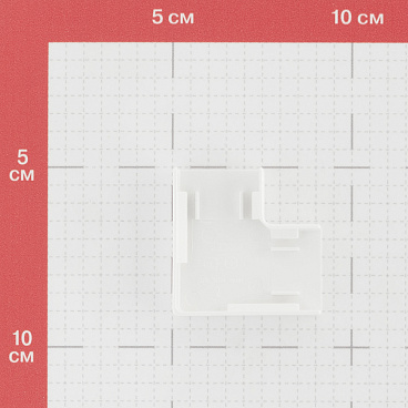 Угол плоский для кабель-канала DKC 22х10 мм белый (00407)