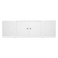 Экран для ванны фронтальный Метакам Caro ПВХ 160х54 см белый раздвижной (4650208862083)