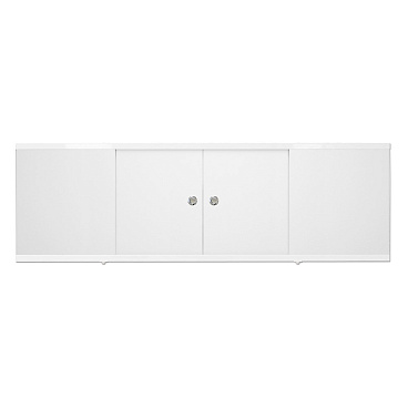 Экран для ванны фронтальный Метакам Caro ПВХ 160х54 см белый раздвижной (4650208862083)