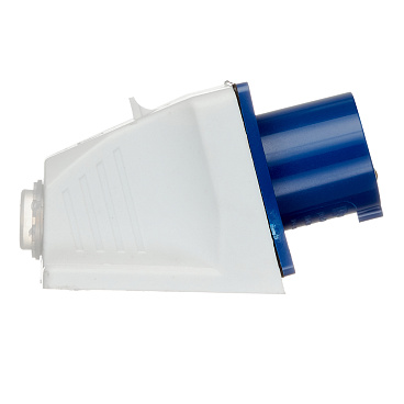 Вилка силовая угловая настенная EKF PROxima 2Р+РЕ 16 А 220 В IP44