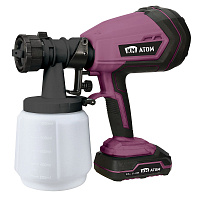 Краскопульт аккумуляторный КМ АТОМ 18 В 1 л без АКБ и ЗУ (CSG-181)