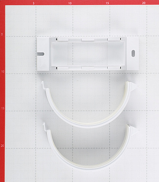 Держатель для круглых воздуховодов ERA с уплотнителем пластиковый d100 мм