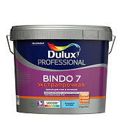 Краска моющаяся Dulux/Luxium Bindo 7 экстрапрочная база BW белая 9 л