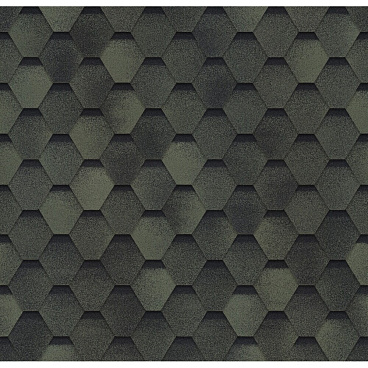 Черепица гибкая Шинглас Оптима зеленая 3 кв.м