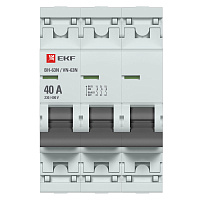 Выключатель нагрузки EKF PROxima ВН-63N 3Р 40А 400 В на DIN-рейку (S63340)