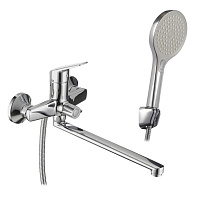 Смеситель для ванны Corsa Deco KX хром однорычажный с длинным изливом с лейкой (FBTKX3)