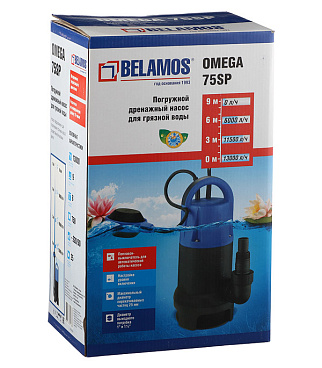 Насос дренажный Belamos Omega 75SP для грязной воды 217 л/мин (НД75БSP)