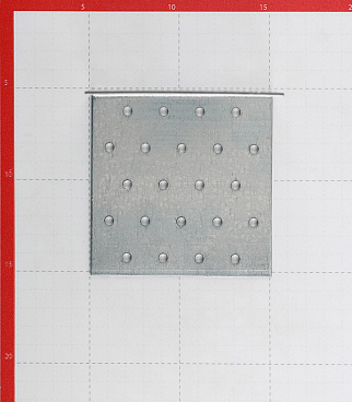 Уголок соединительный оцинкованный 100х100х100х2 мм