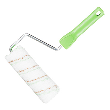 Валик микрофибра 180 мм d45 мм ворс 11 мм для водной основы с ручкой Wenzo Verona