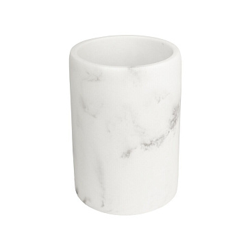Стакан для ванной Zenfort Бьянка настольный полирезин белый (107350)